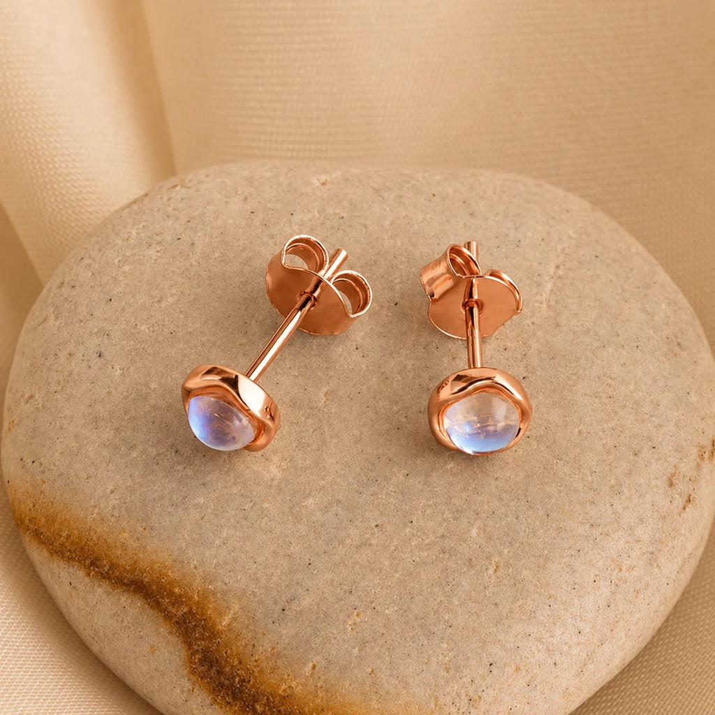 Moonstone Studs