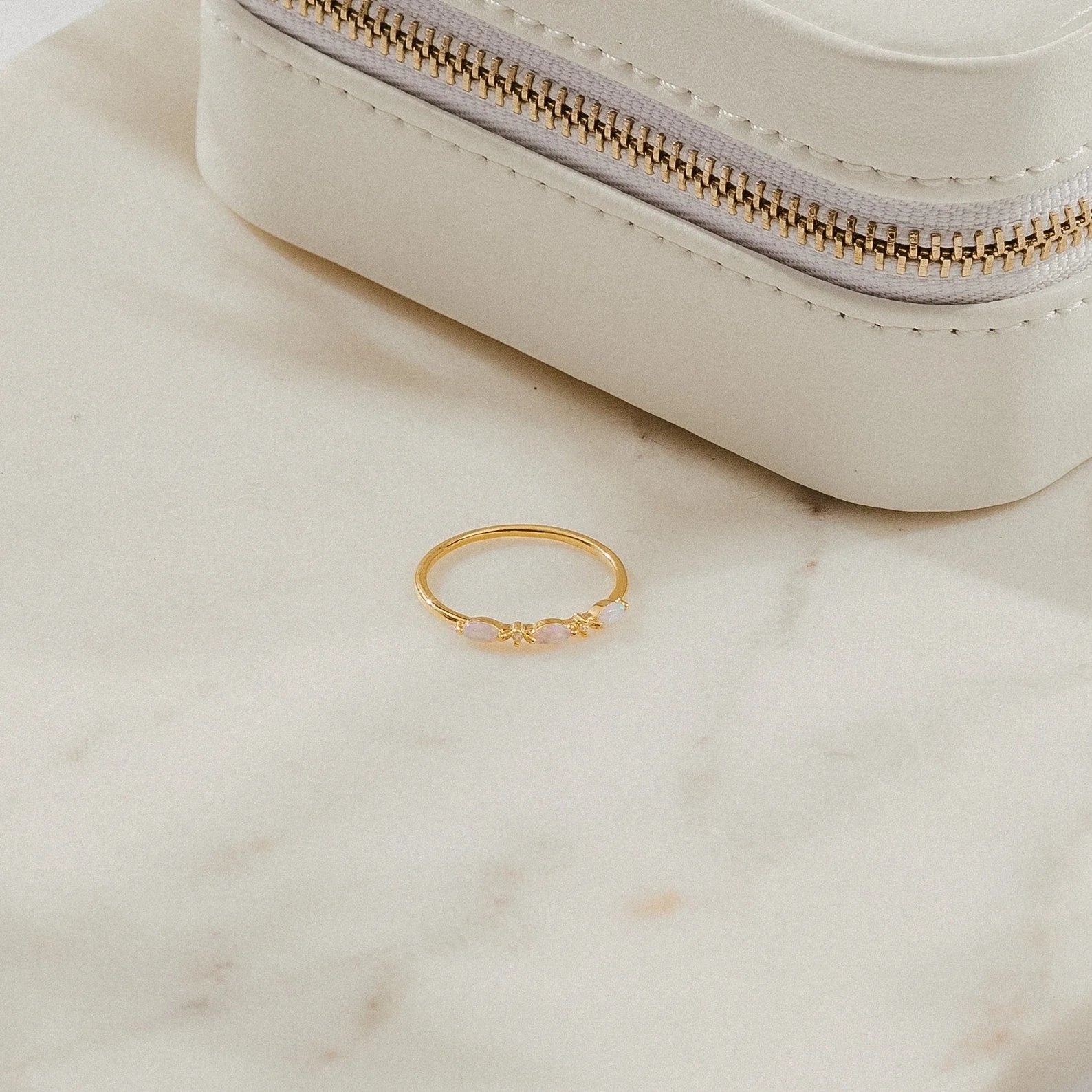 Alessia Trio Opal Ring