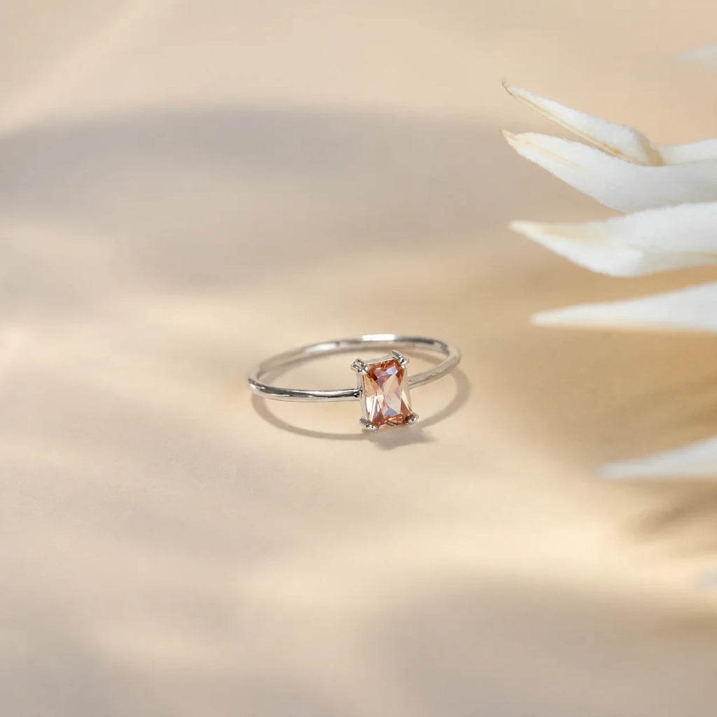 Luxurious Citrine Birthstone Ring for November Birthdays