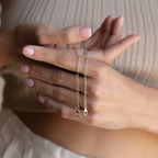 Paperclip Chain Bracelet Silver 18K Gold Plated