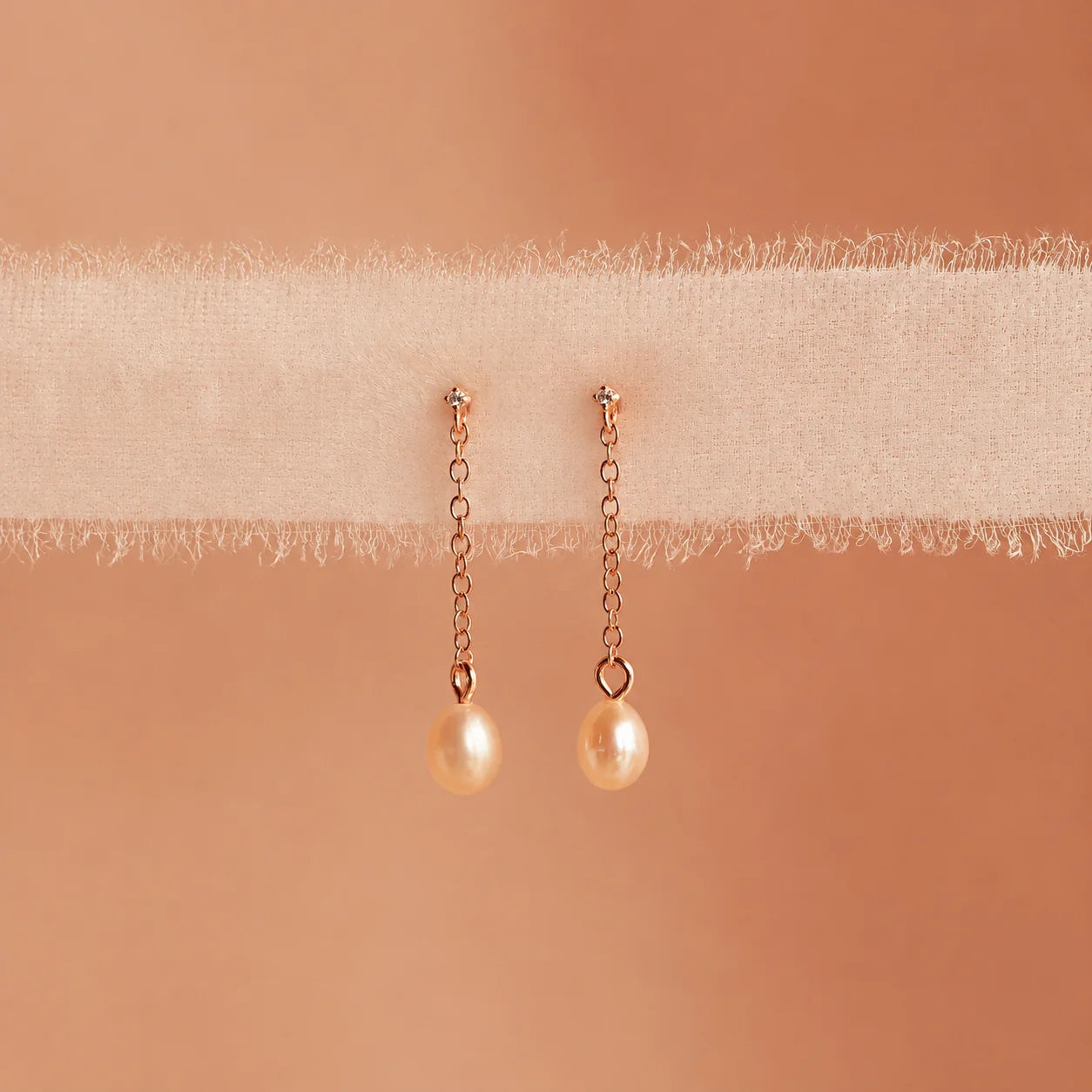 Isha Pink Pearl Earrings