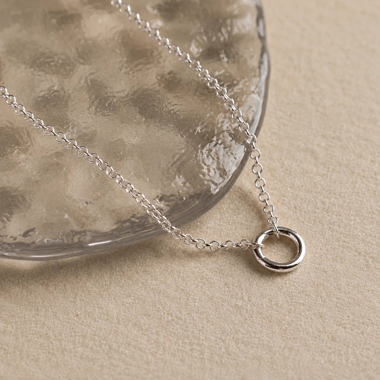 Versatile Minimalist Circle Necklace
