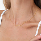 Satellite Necklace Silver 18K Gold Plated