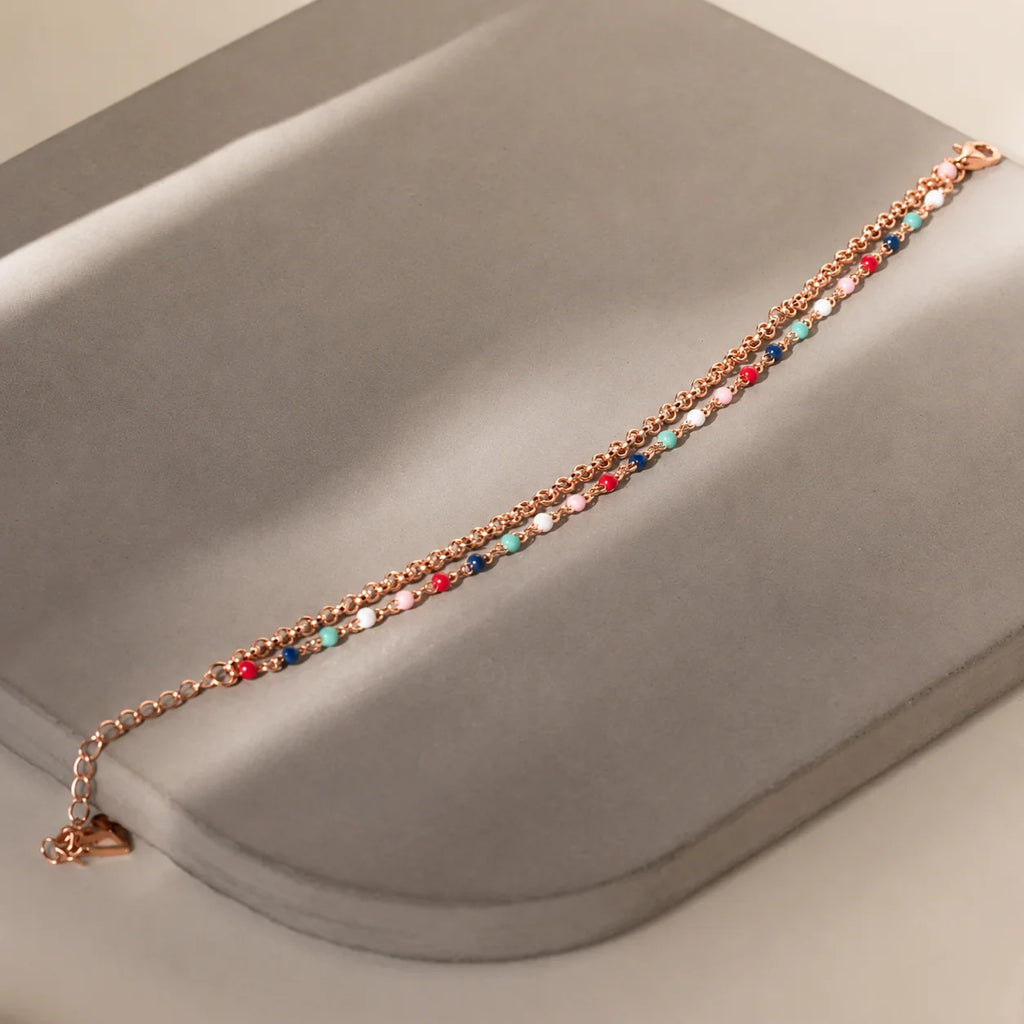 Rainbow Beaded Bracelet