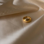 Bold Dome Ring Silver 18K Gold Plated