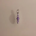 Ombre Lace Alexandrite Charm Silver 18K Gold Plated