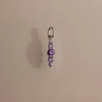 Ombre Lace Alexandrite Charm Silver 18K Gold Plated