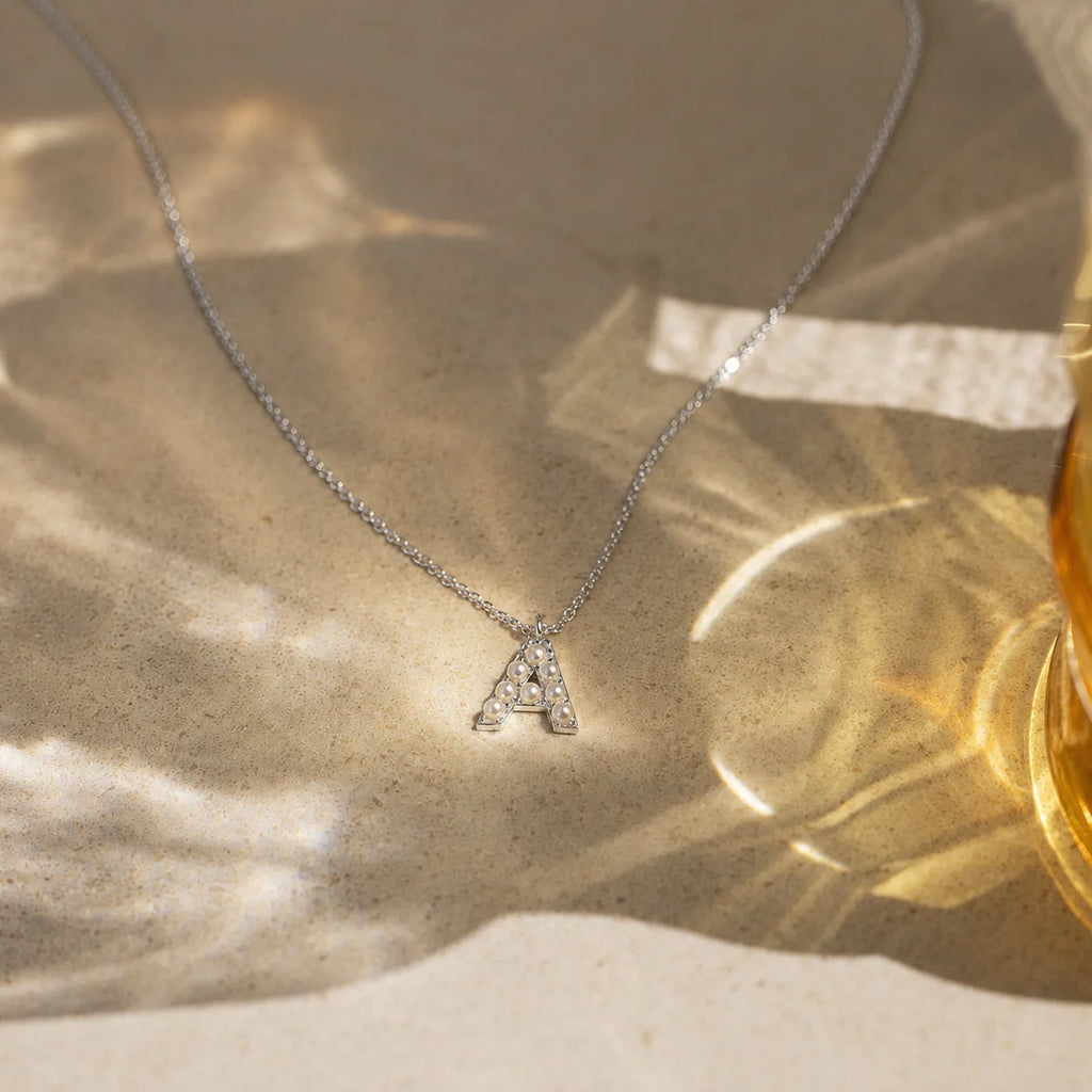 Pearl Letter Necklace