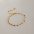 Eternity Pearl Bracelet Silver 18K Gold Plated