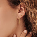 Editor Huggies Silver 18K Gold Plated