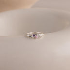 Toi et Moi Interlocking Name Ring Silver 18K Gold Plated