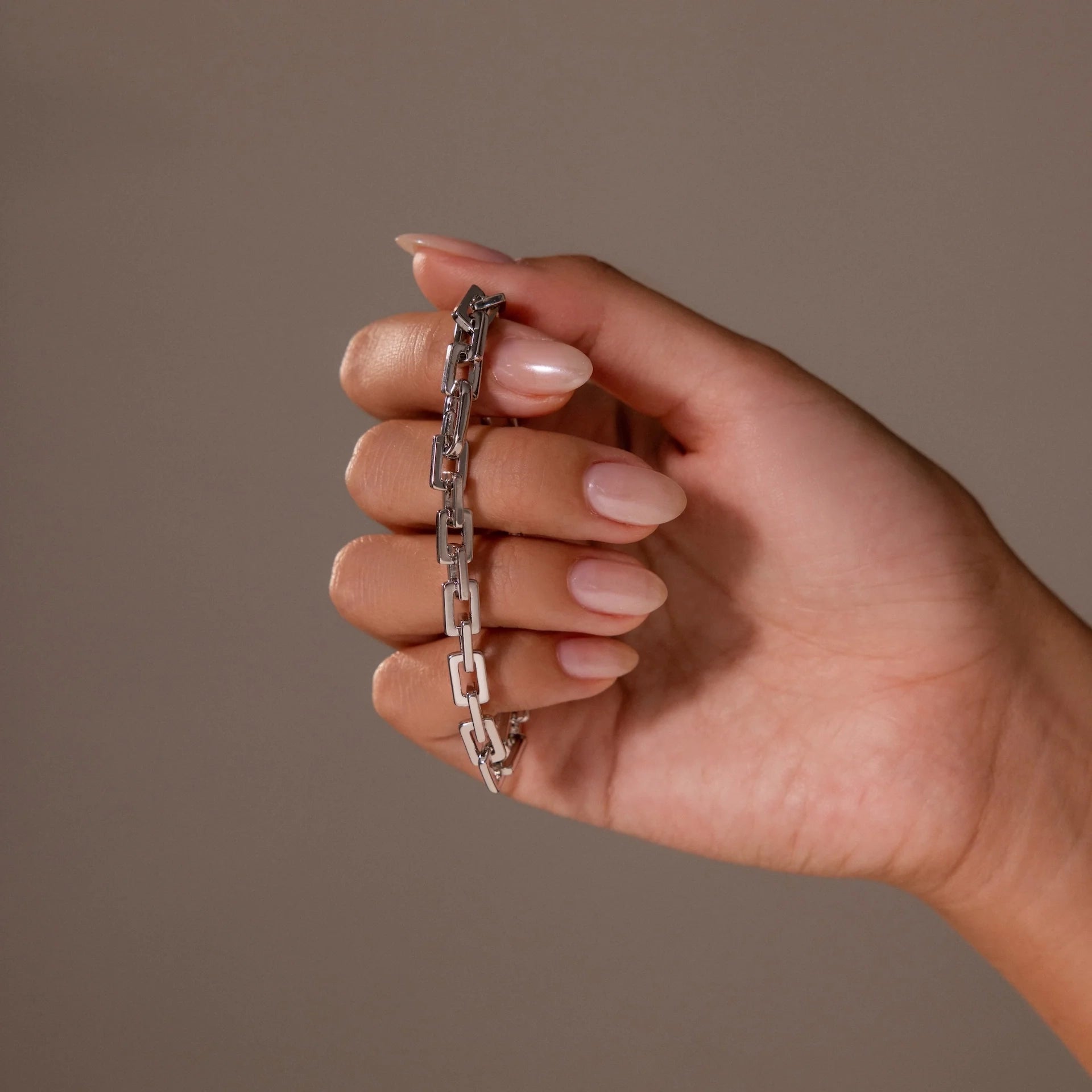 Eternal Link Bracelet Silver 18K Gold Plated