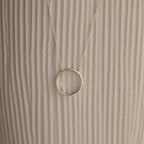 Inner Circle Necklace Silver 18K Gold Plated