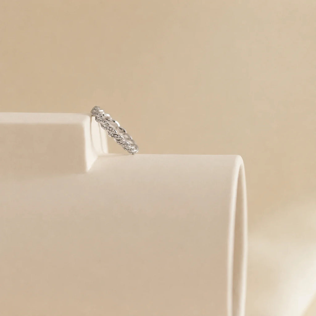 Twist Diamond Ring