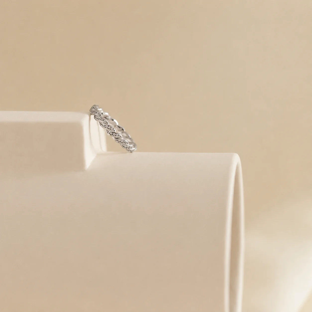 Twist Diamond Ring