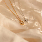 Daydreamer Diamond Necklace Silver 18K Gold Plated
