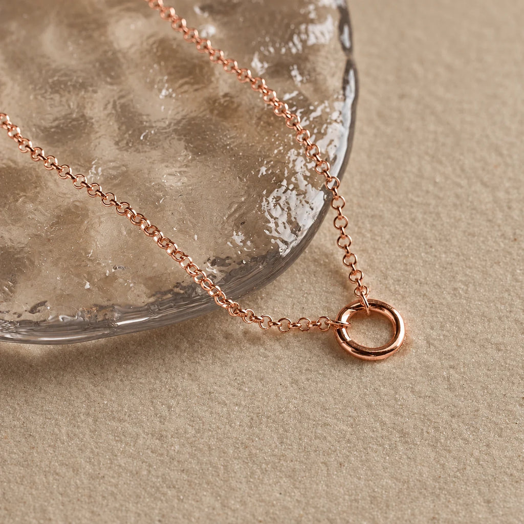 Versatile Minimalist Circle Necklace