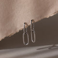 Amanda Link Earrings Silver 18K Gold Plated