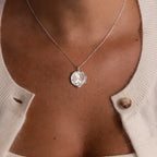 Baby Hand & Footprint Necklace Silver 18K Gold Plated