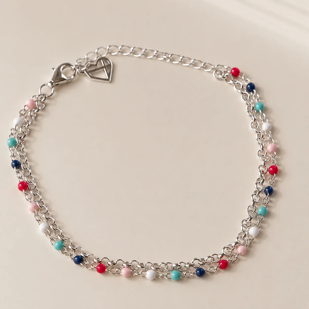 Rainbow Beaded Bracelet