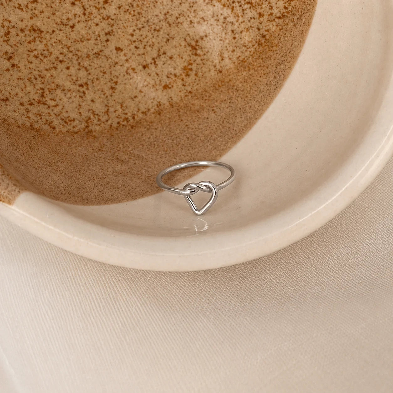 Love Heart Knot Ring