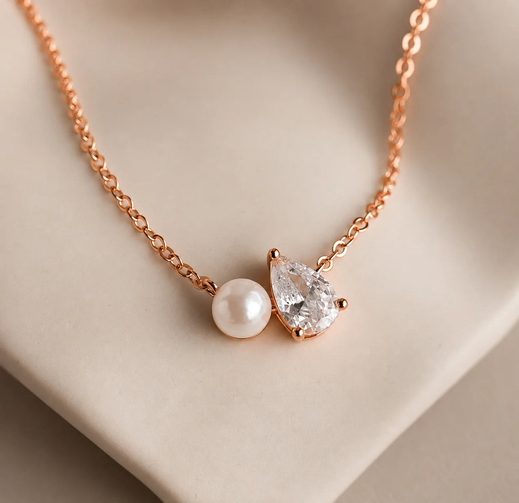Pearl Diamond Necklace
