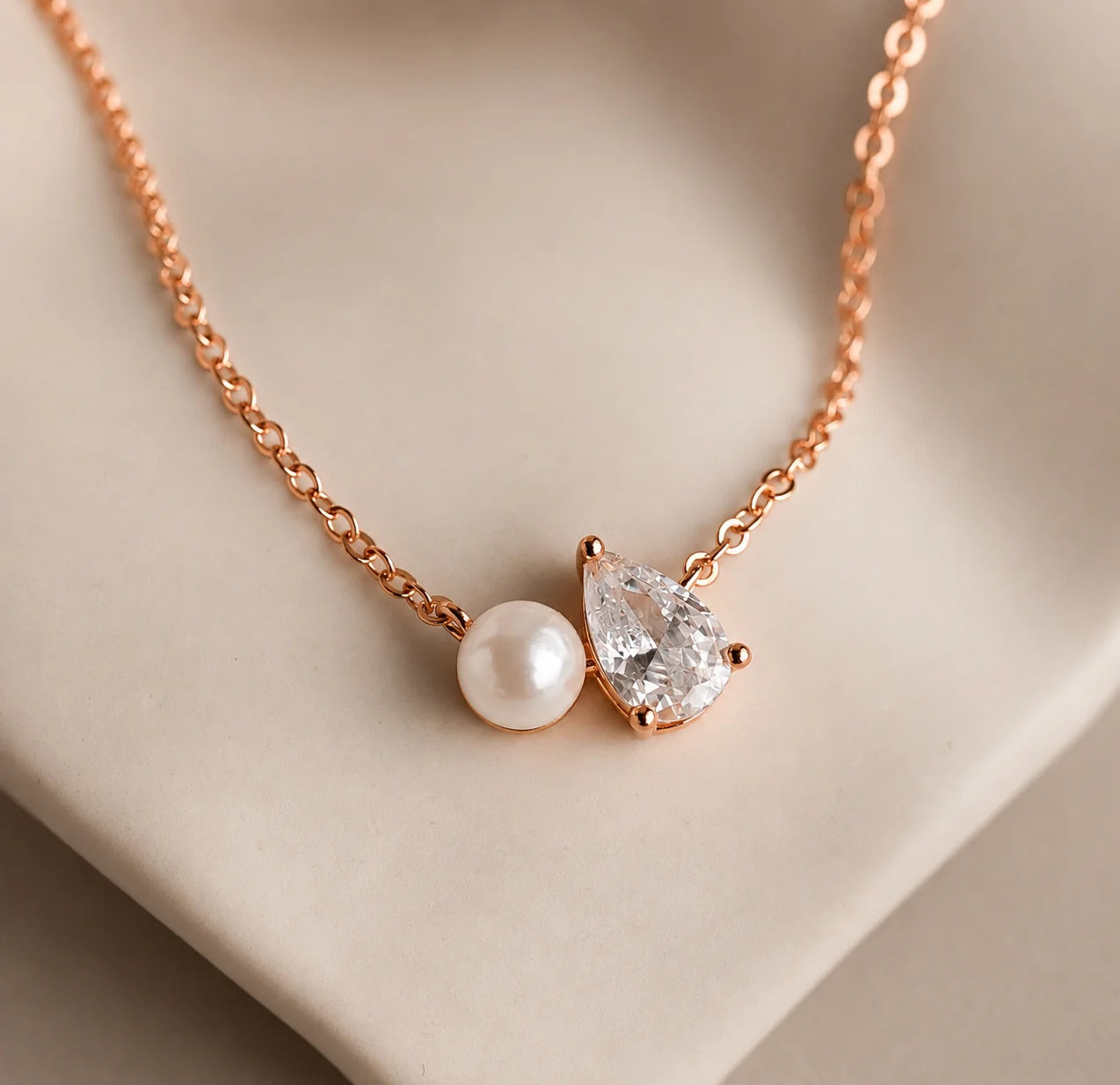 Pearl Diamond Necklace