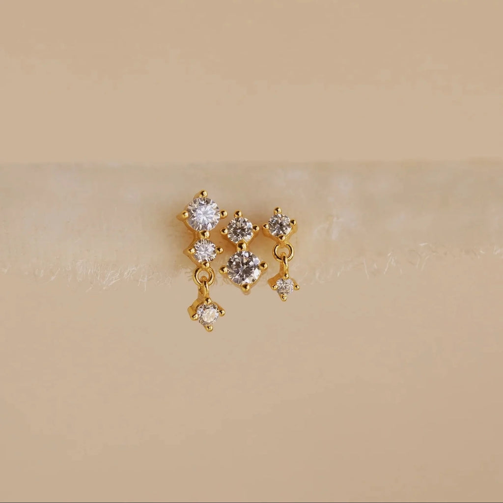 Aurora Trio Studs