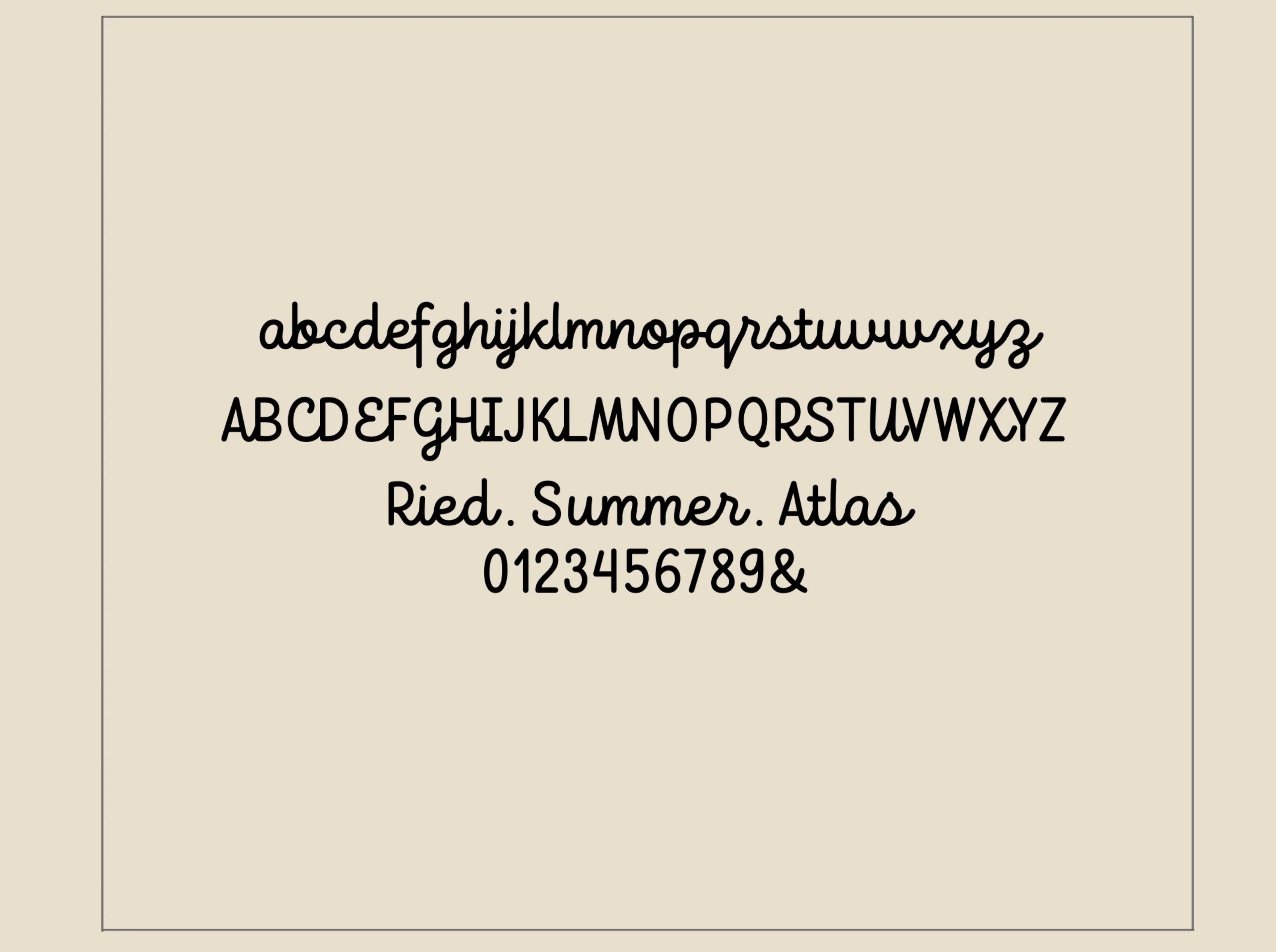 Petite Script Name Ring