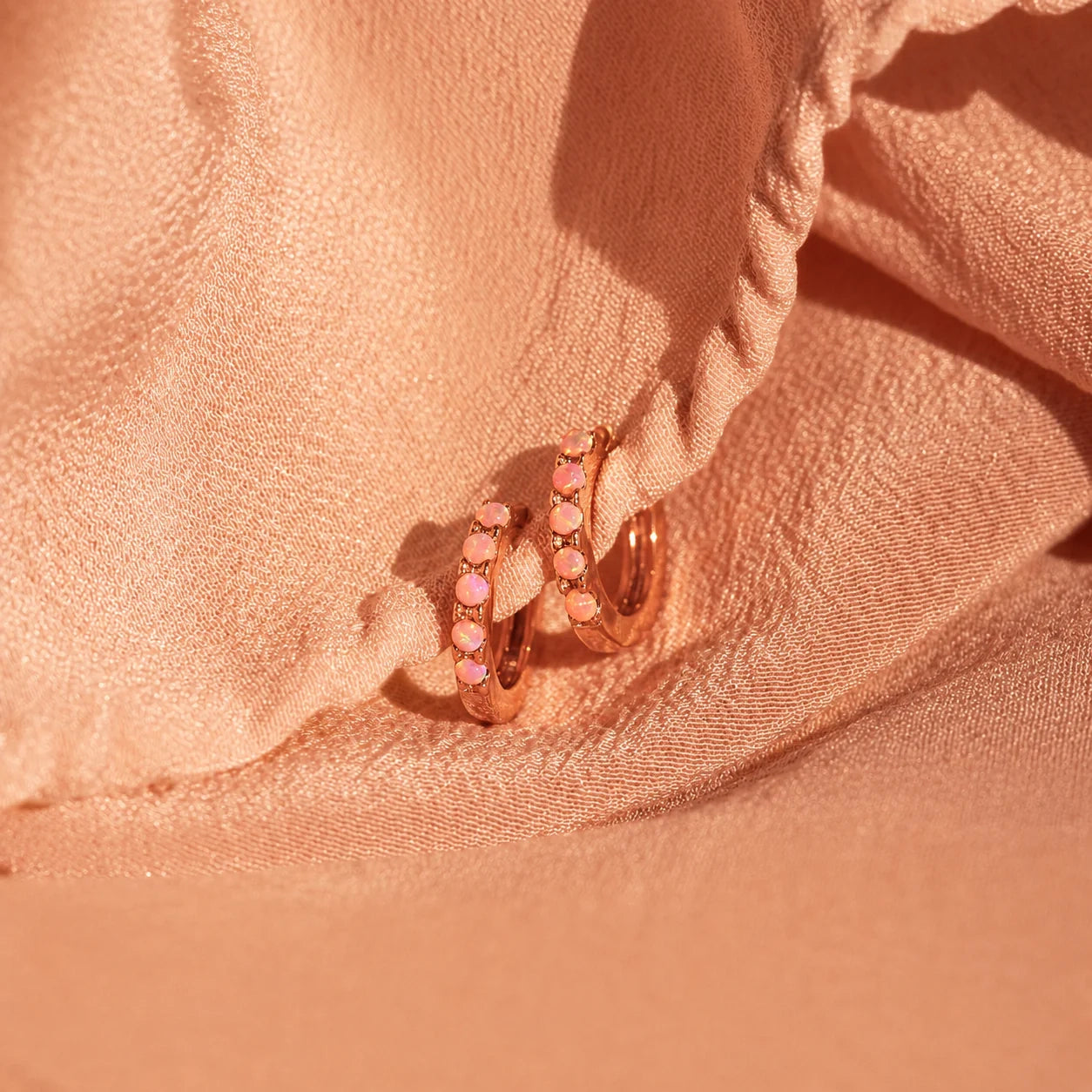 Pink Opal Huggies
