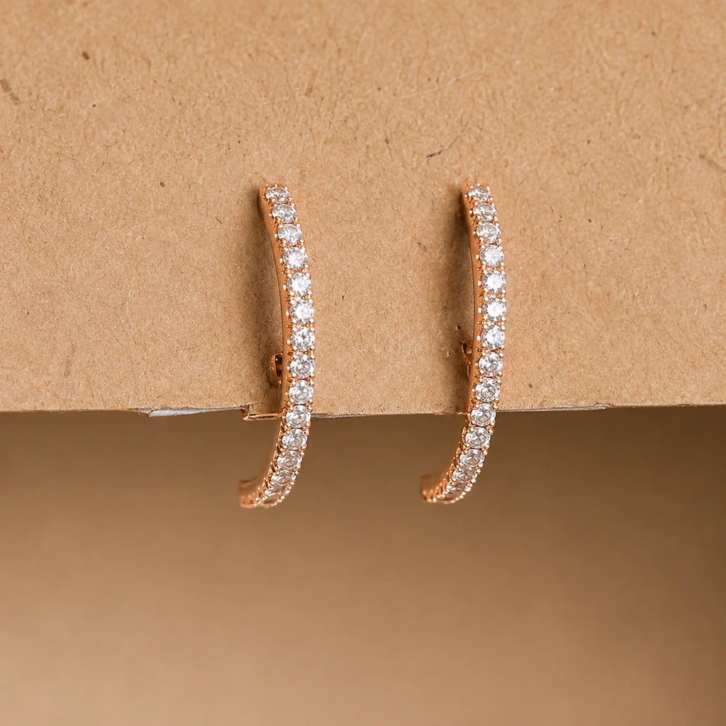 Pave Arc Studs