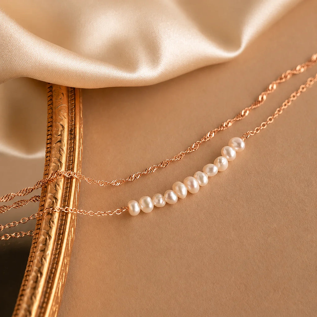 Duo Pearl Twist Bracelet