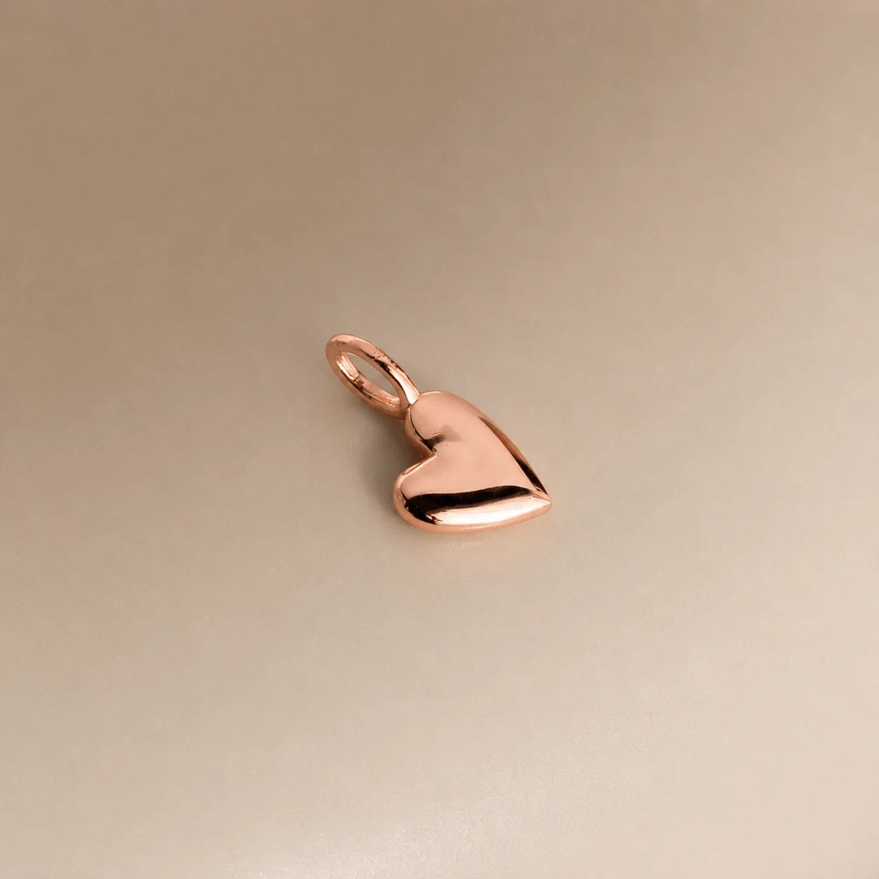 Luxe Puff Heart Charm