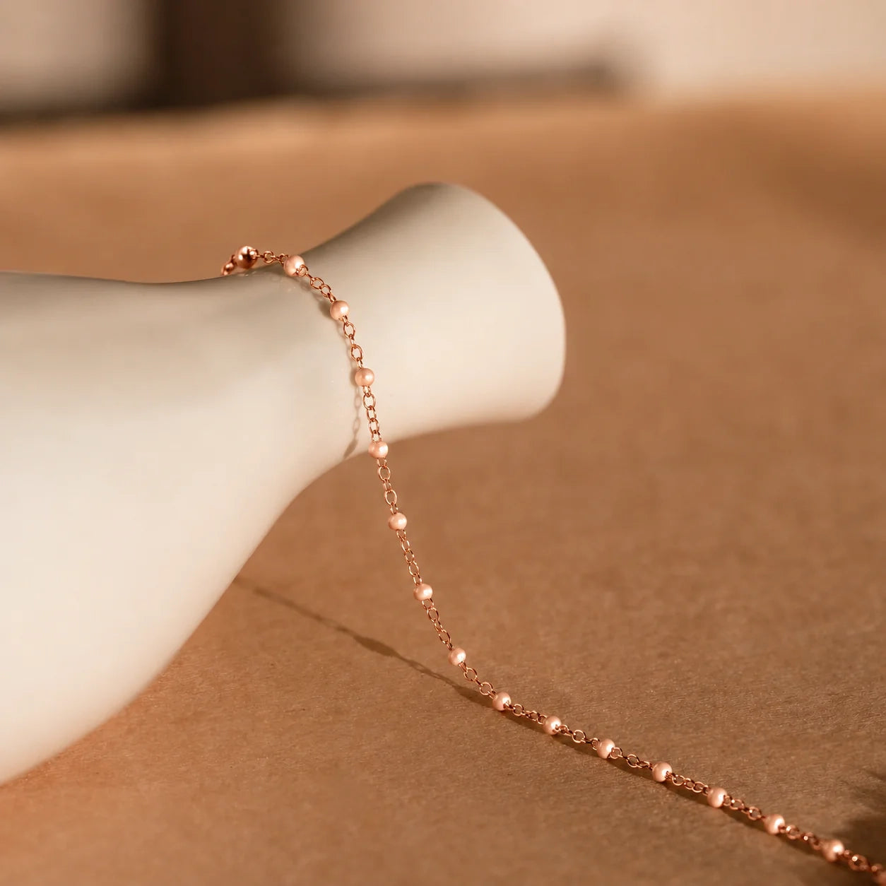 Peach Station Necklace