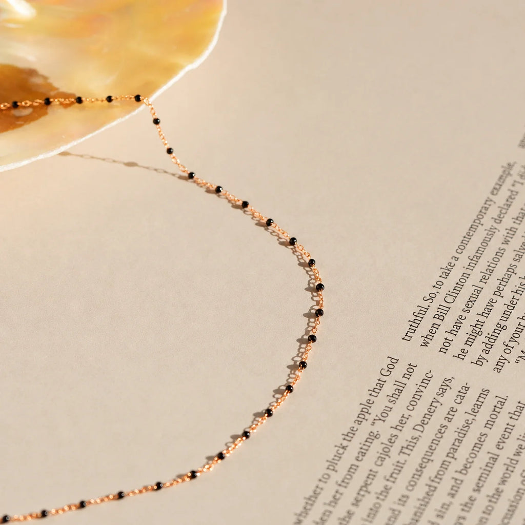 Groovy Beaded Charm Station Necklace