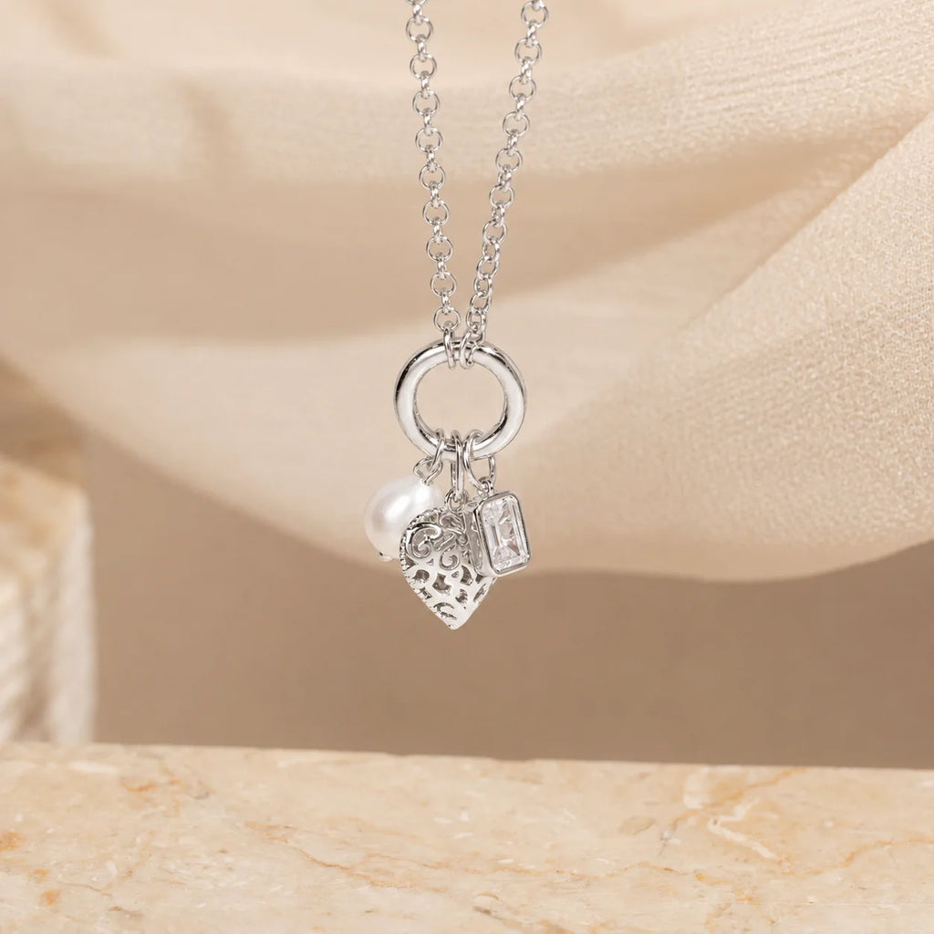 Vintage Heart Charm