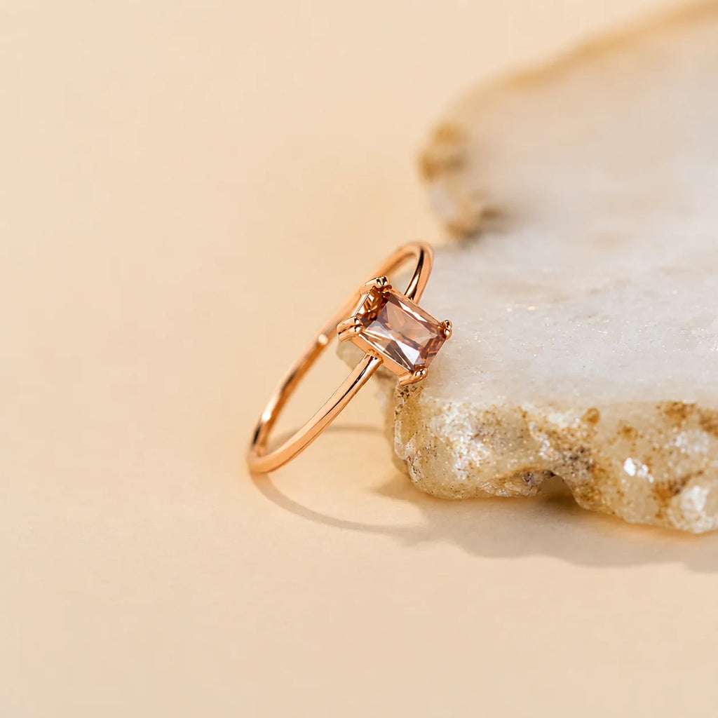 Luxurious Citrine Birthstone Ring for November Birthdays