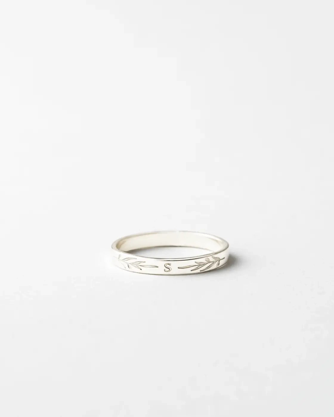 Personalized Olive Branch Band