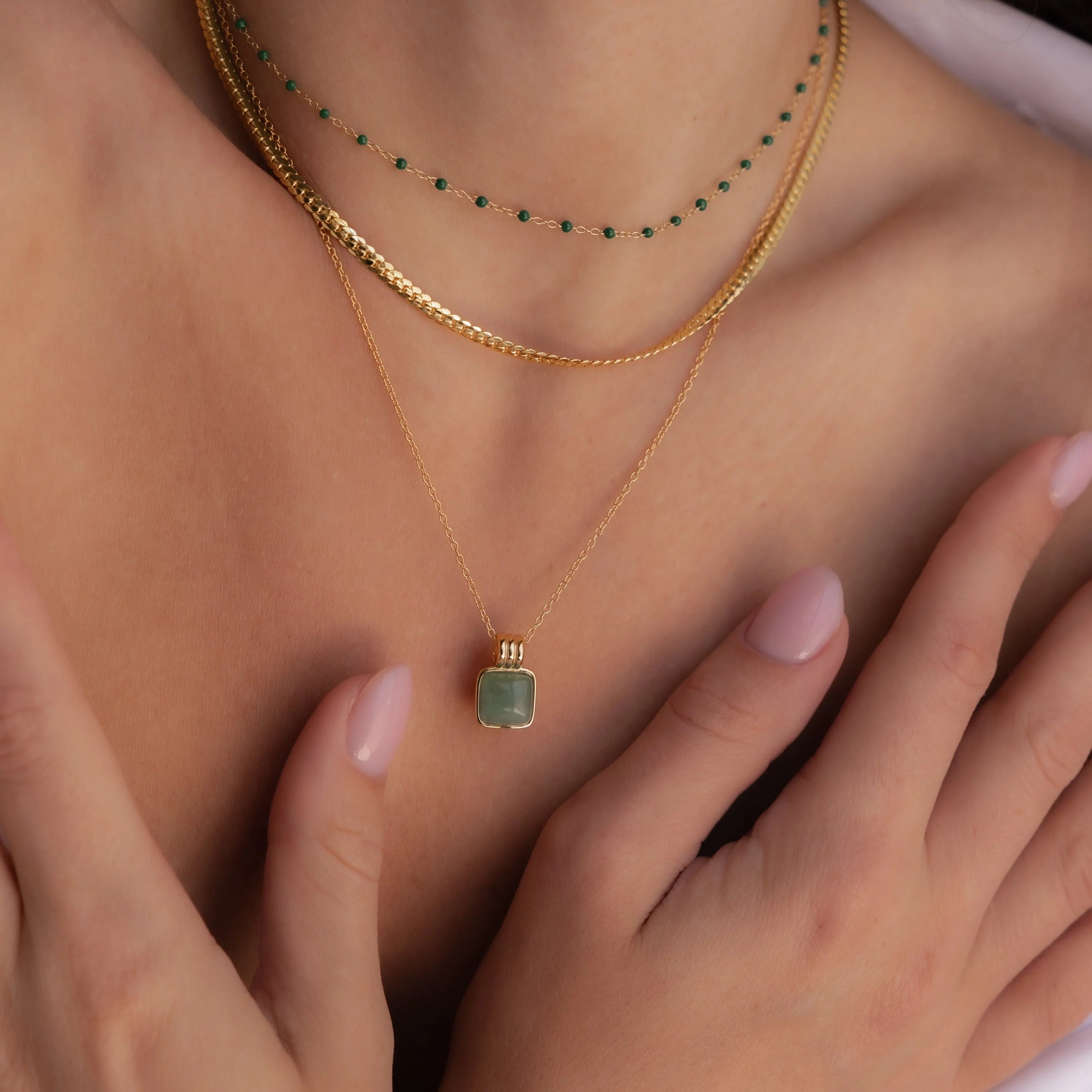 Jade Pendant Necklace