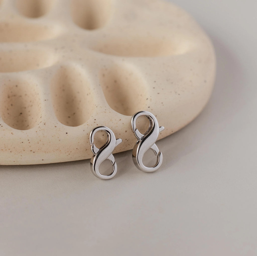 Multipurpose Lobster Clasp Extender Set Silver 18K Gold Plated