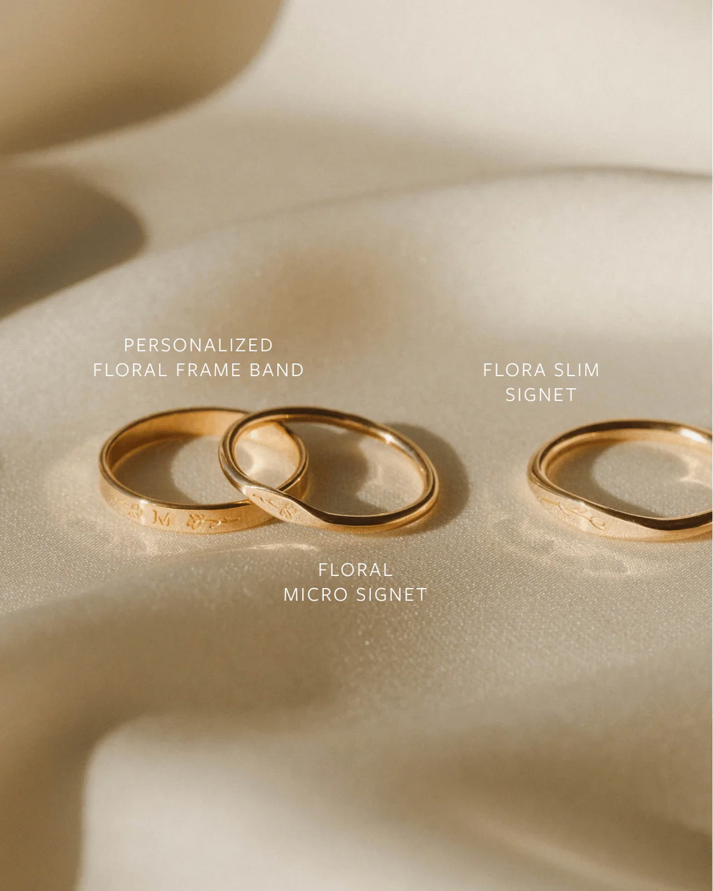 Personalized Floral Frame Band