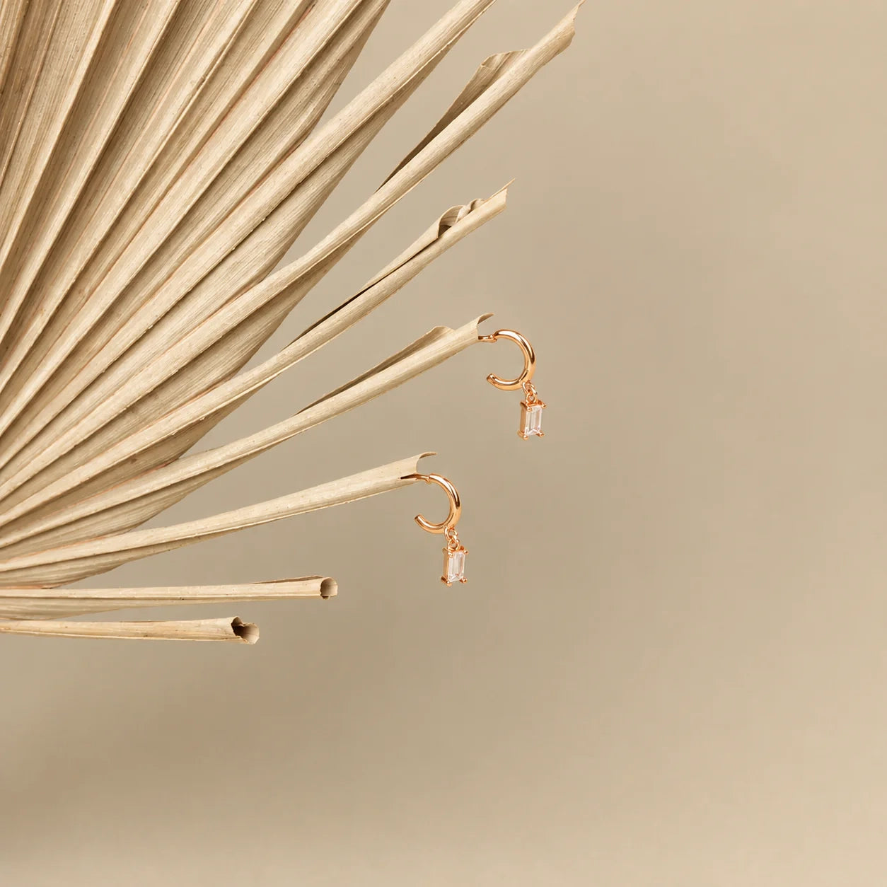 Baguette Glamour Hoops