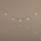 Satellite Diamond Necklace Silver 18K Gold Plated