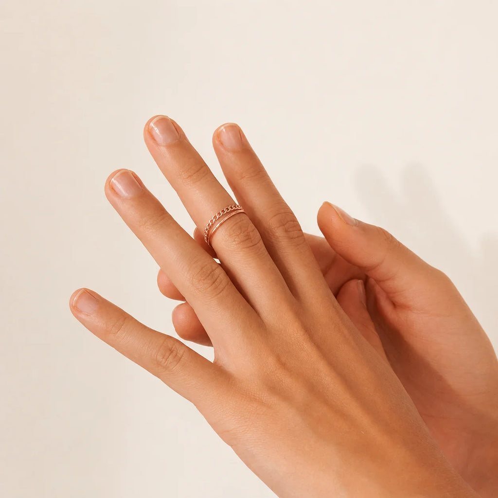 Minimalist Bold Stacking Ring Set