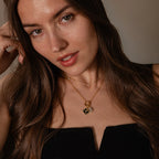 Diamonds Onyx Hummingbird Charm Silver 18K Gold Plated