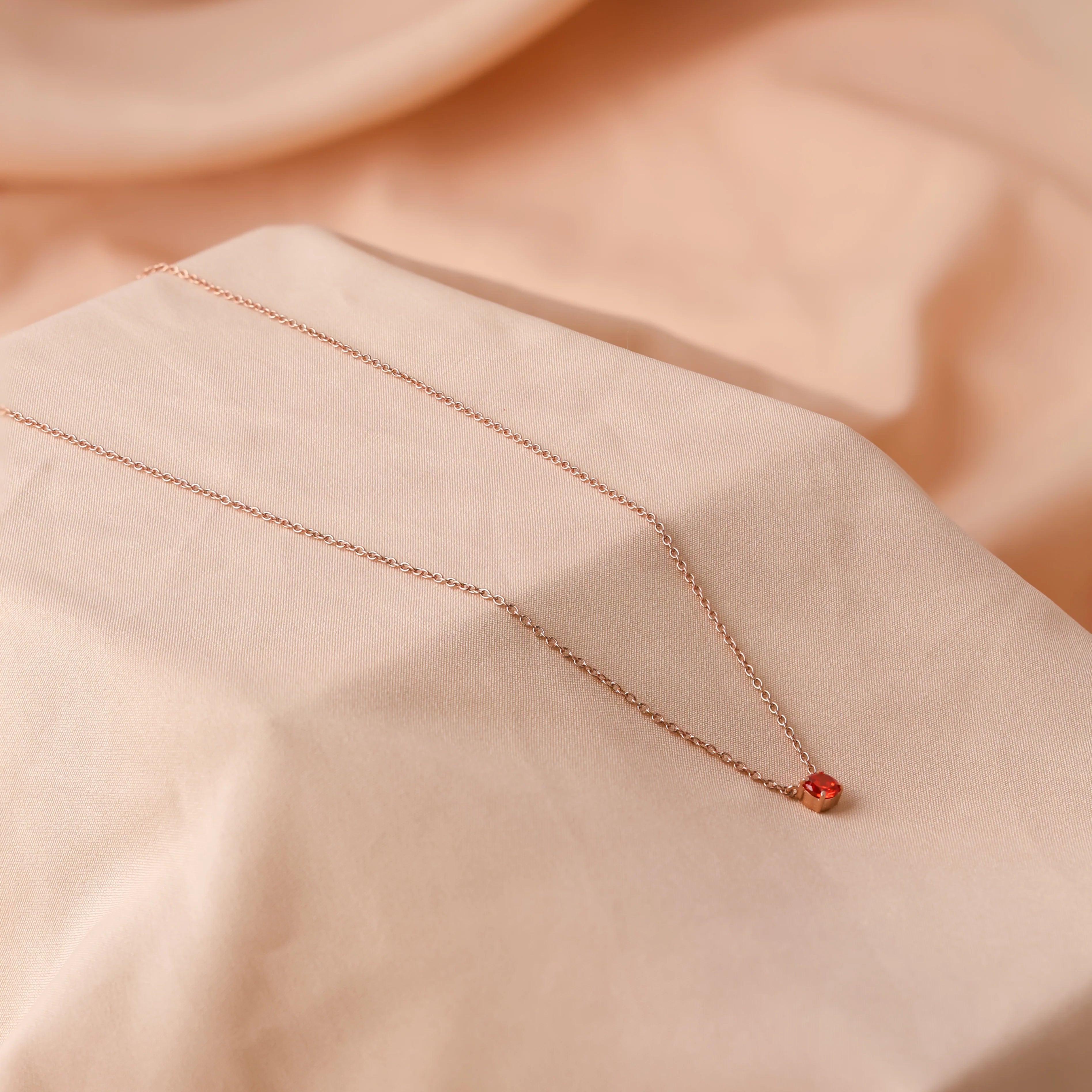 Embrace Meaningful Simplicity with Dainty Birthstone Necklaces