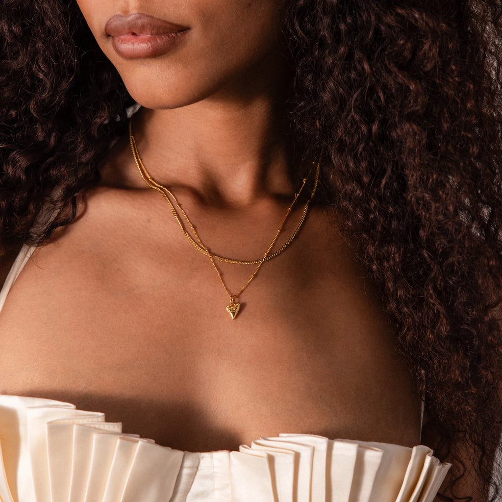 Shark Tooth Necklace Silver 18K Gold Plated
