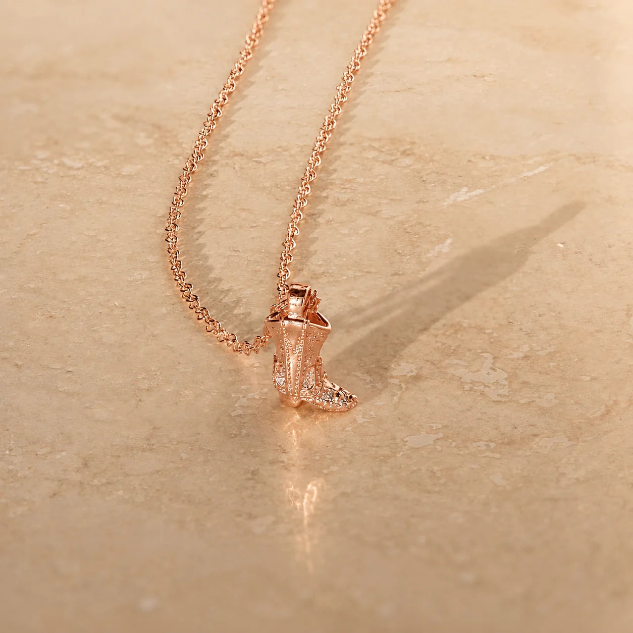 Cowboy Boot Necklace