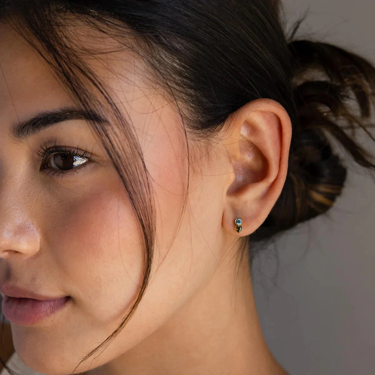 Serenity Duo Birthstone Studs