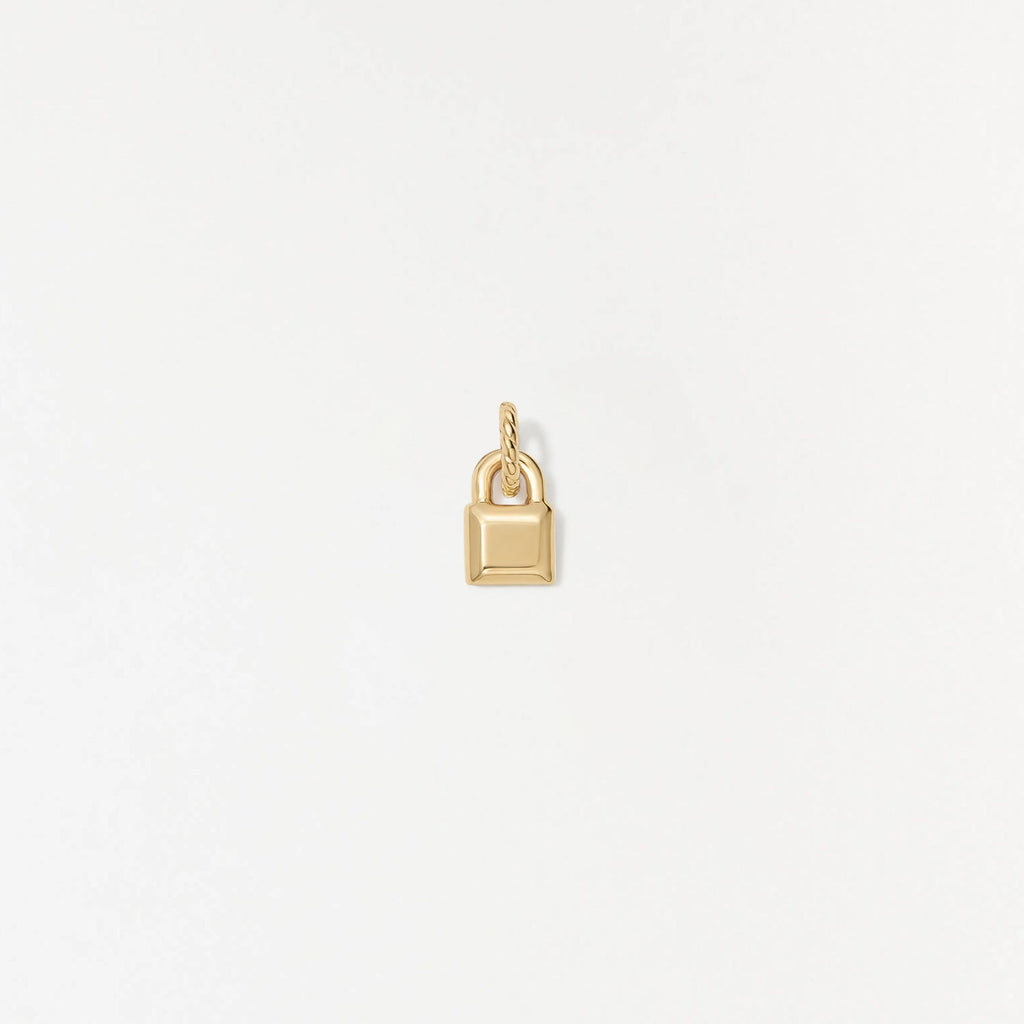 Initial Padlock Charm